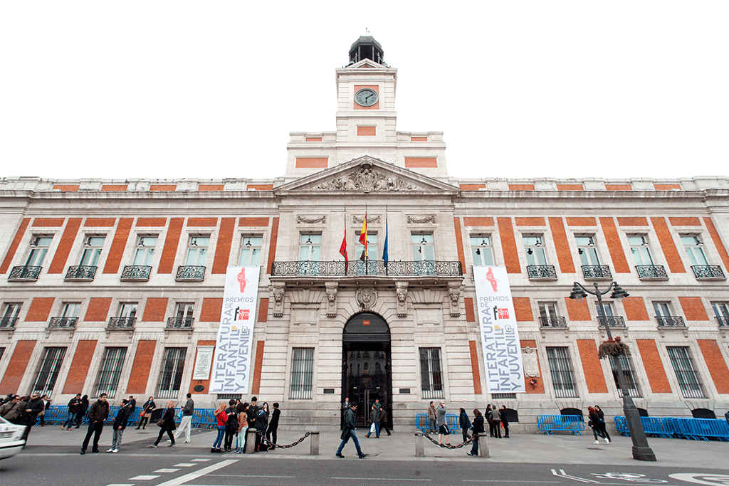 ENTREGA PREMIOS FUNDACIÓN SM LITERATURA INFANTIL: FACHADA COMUNIDAD DE MADRID